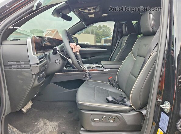 1GYS9PRL9SR241696 2025 CADILLAC ESCALADE Black Вид салону спереду