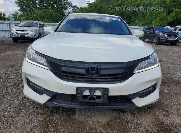 1HGCR2F01HA804529 2017 HONDA ACCORD White Front view