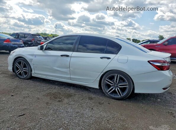 1HGCR2F01HA804529 2017 HONDA ACCORD White Rear left