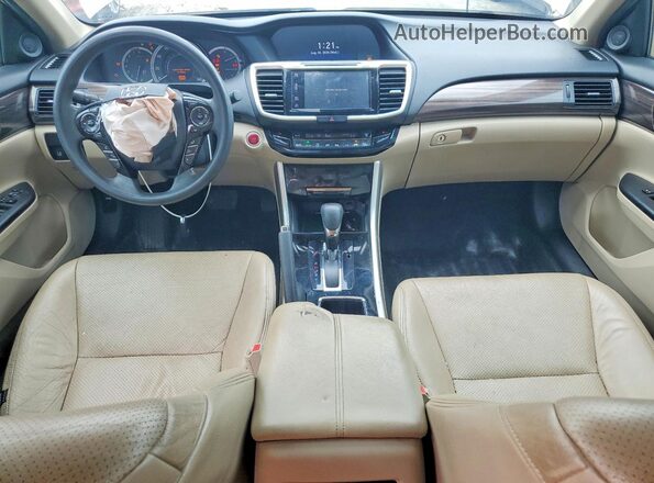1HGCR2F02GA001971 2016 HONDA ACCORD Gold წინა პანელის ხედი