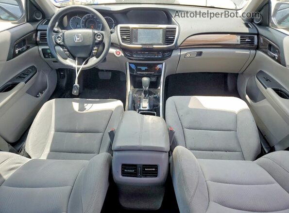 1HGCR2F03HA117309 2017 HONDA ACCORD Gray წინა პანელის ხედი