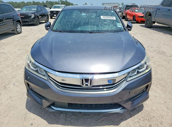 1HGCR2F03HA117309 2017 HONDA ACCORD Gray წინა ხედი
