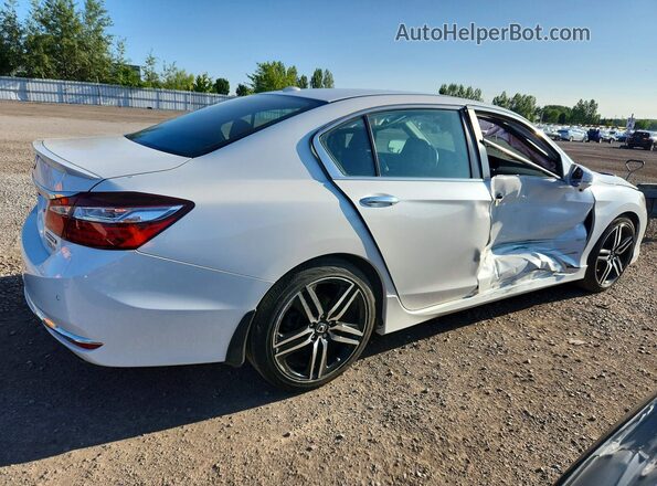 1HGCR2F09HA807713 2017 HONDA ACCORD White Tył prawy