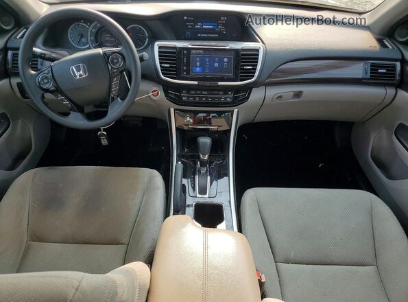 1HGCR2F0XHA023637 2017 HONDA ACCORD Gray Widok deski rozdzielczej