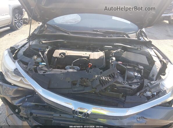 1HGCR2F10HA249582 2017 HONDA ACCORD Gray Вид ззаду