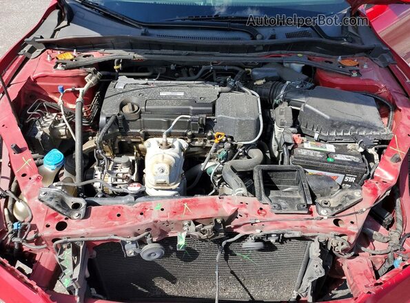 1HGCR2F11HA078907 2017 HONDA ACCORD Red Սալոնի հետևի տեսք