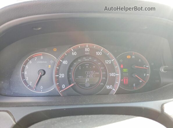 1HGCR2F11HA078907 2017 HONDA ACCORD Red Սարքավորումների վահանակի տեսք