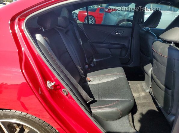 1HGCR2F11HA111565 2017 HONDA ACCORD Red Vista de los asientos traseros