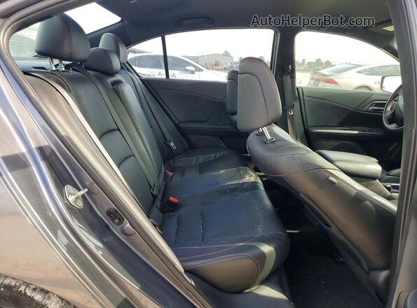 1HGCR2F11HA188761 2017 HONDA ACCORD Серый Вид задних сидений