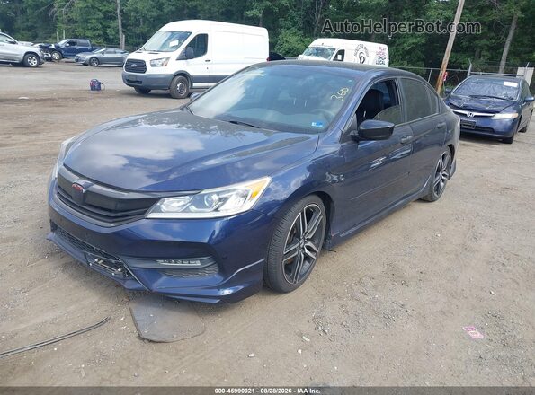 1HGCR2F13HA013945 2017 HONDA ACCORD Blue Vista tres cuartos delantera izquierda