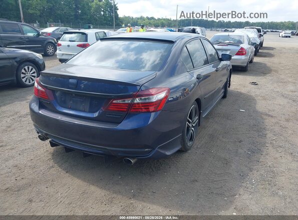 1HGCR2F13HA013945 2017 HONDA ACCORD Blue Trasero derecho