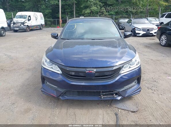 1HGCR2F13HA013945 2017 HONDA ACCORD Blue Vista del cuadro de instrumentos