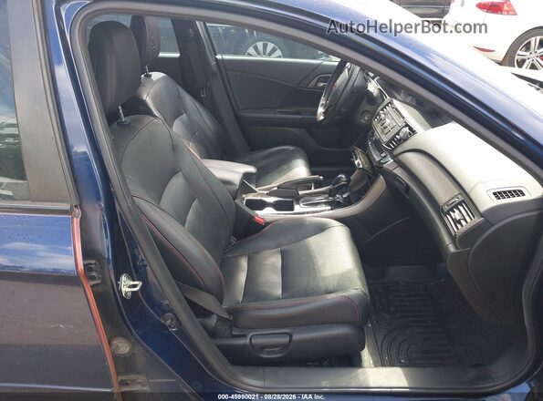 1HGCR2F13HA013945 2017 HONDA ACCORD Blue Vista interior delantera