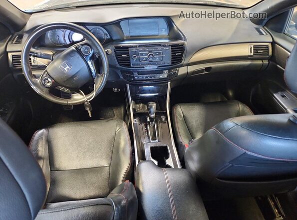 1HGCR2F13HA075085 2017 HONDA ACCORD Gray წინა პანელის ხედი