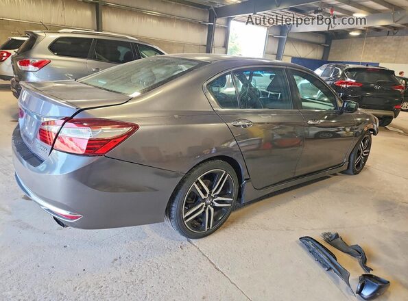 1HGCR2F13HA075085 2017 HONDA ACCORD Gray უკანა მარჯვენა
