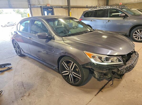 1HGCR2F13HA075085 2017 HONDA ACCORD Gray წინა მარჯვენა