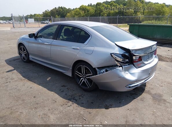 1HGCR2F13HA277487 2017 HONDA ACCORD Silver Задня ліва чверть