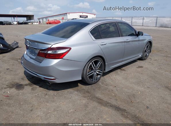 1HGCR2F13HA277487 2017 HONDA ACCORD Silver Задня права чверть