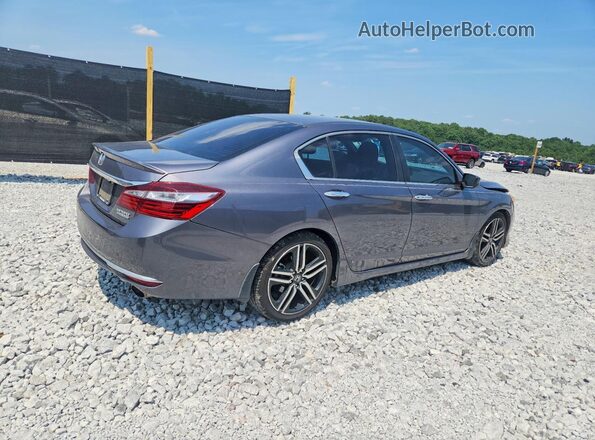 1HGCR2F14HA207318 2017 HONDA ACCORD Gray უკანა მარჯვენა