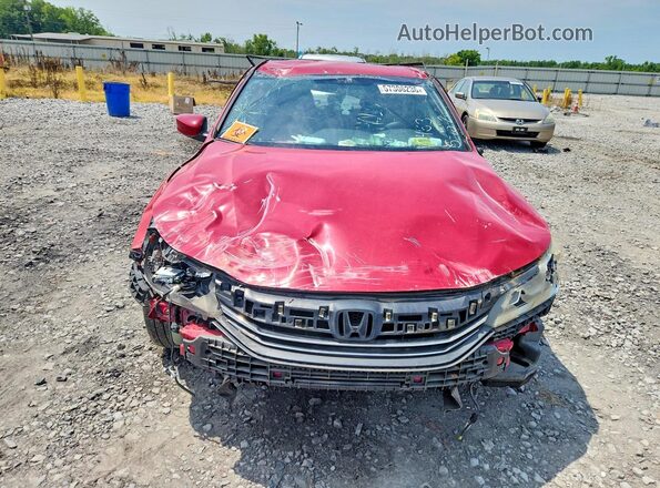 1HGCR2F15HA000453 2017 HONDA ACCORD Красный Вид спереди