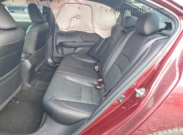 1HGCR2F15HA045473 2017 HONDA ACCORD Бордовый Вид задних сидений