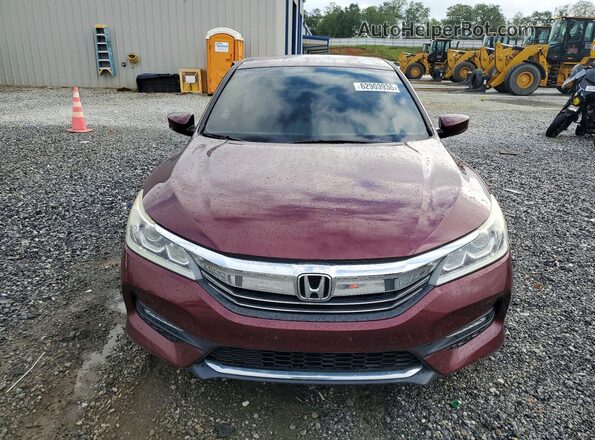 1HGCR2F15HA045473 2017 HONDA ACCORD Бордовый Вид спереди
