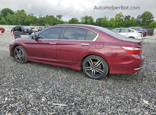 1HGCR2F15HA045473 2017 HONDA ACCORD Бордовый Задняя левая четверть