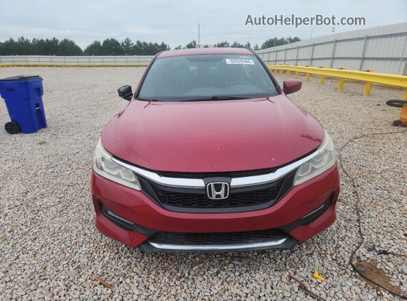 1HGCR2F15HA078943 2017 HONDA ACCORD Red Вид спереду