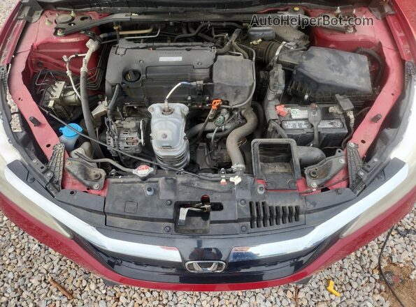 1HGCR2F15HA078943 2017 HONDA ACCORD Red Вид задньої частини салону