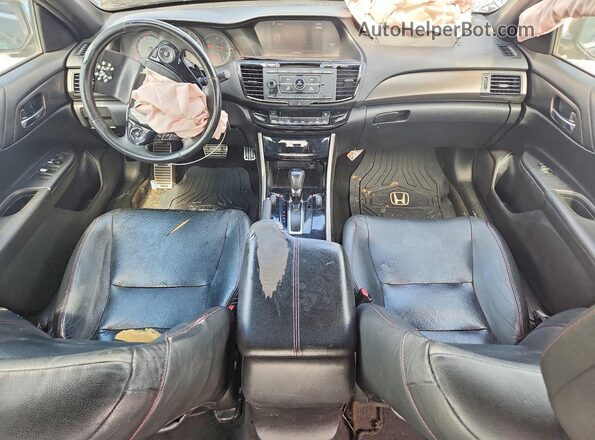 1HGCR2F16HA025779 2017 HONDA ACCORD Black Вид панелі приладів