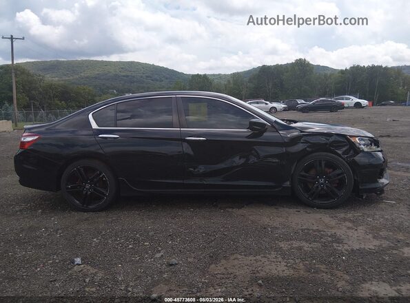 1HGCR2F16HA087957 2017 HONDA ACCORD Black Widok wnętrza z tyłu