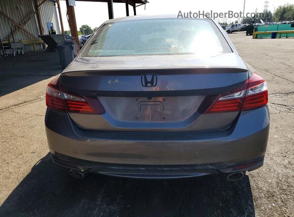 1HGCR2F16HA146053 2017 HONDA ACCORD Gray Vista trasera