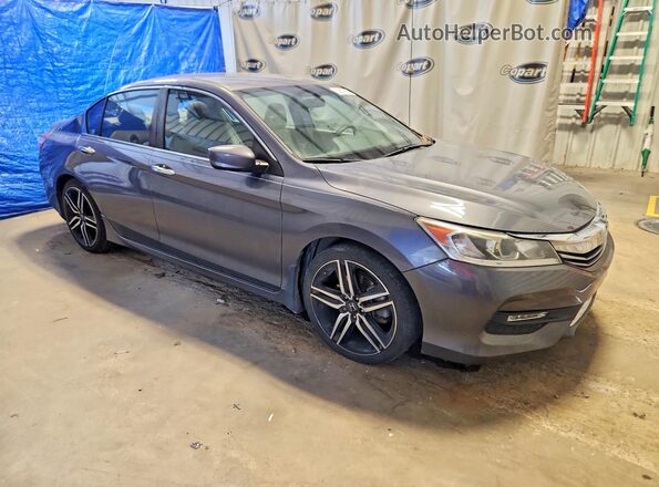 1HGCR2F17HA191034 2017 HONDA ACCORD Gray Առջևի աջ