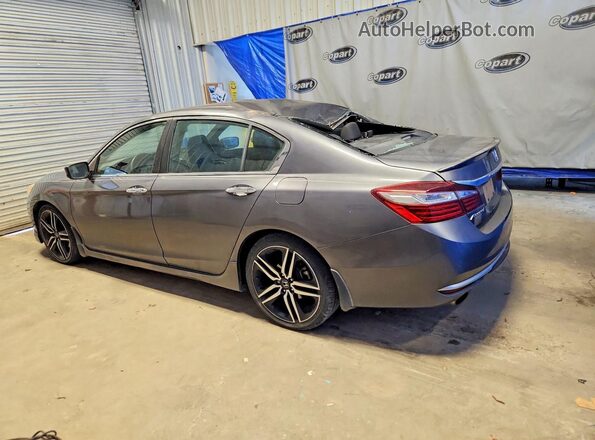 1HGCR2F17HA191034 2017 HONDA ACCORD Gray Հետևի ձախ