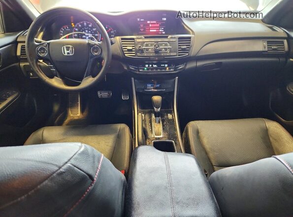 1HGCR2F17HA191034 2017 HONDA ACCORD Gray Առջևի վահանակի տեսք