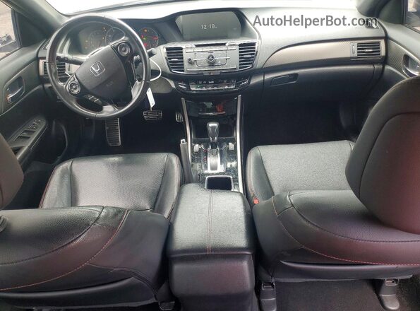 1HGCR2F17HA242581 2017 HONDA ACCORD Silver Widok deski rozdzielczej