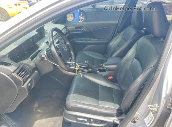 1HGCR2F17HA242581 2017 HONDA ACCORD Silver Widok wnętrza z przodu