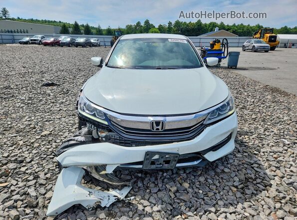 1HGCR2F18HA037593 2017 HONDA ACCORD White Widok z przodu