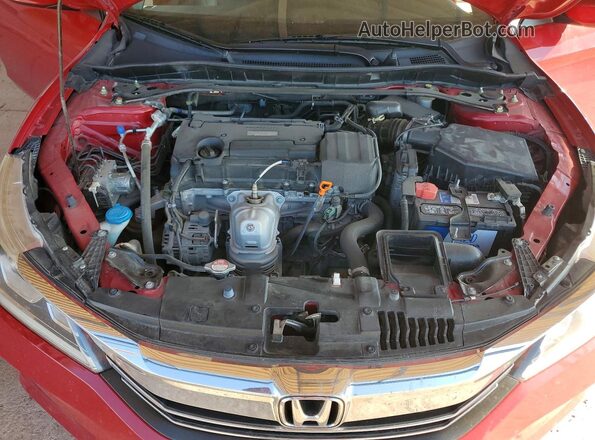 1HGCR2F18HA091458 2017 HONDA ACCORD Red Vista interior trasera