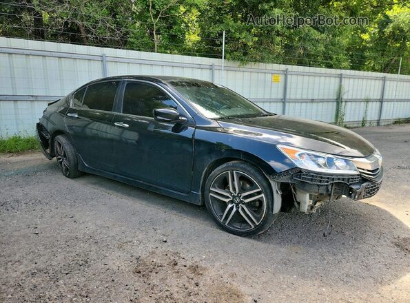 1HGCR2F1XHA090585 2017 HONDA ACCORD Black Առջևի աջ