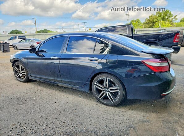 1HGCR2F1XHA090585 2017 HONDA ACCORD Black Հետևի ձախ