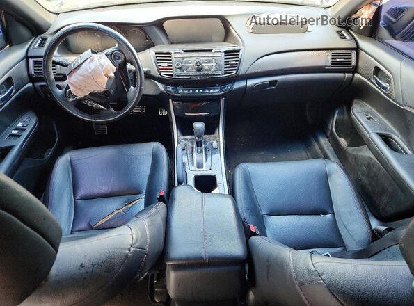 1HGCR2F1XHA090585 2017 HONDA ACCORD Black Առջևի վահանակի տեսք