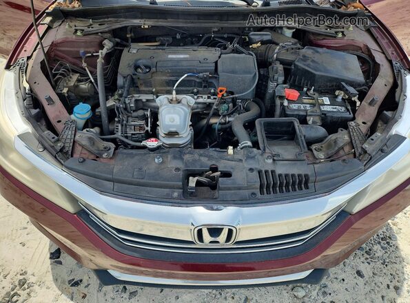 1HGCR2F1XHA156763 2017 HONDA ACCORD Burgundy Սալոնի հետևի տեսք