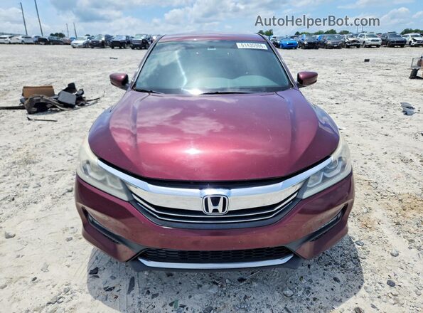1HGCR2F1XHA156763 2017 HONDA ACCORD Burgundy Դիմացի տեսք