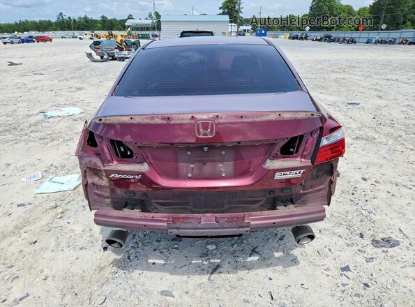 1HGCR2F1XHA156763 2017 HONDA ACCORD Burgundy Հետևի տեսք