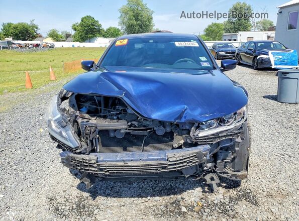 1HGCR2F1XHA303941 2017 HONDA ACCORD Blue Widok z przodu
