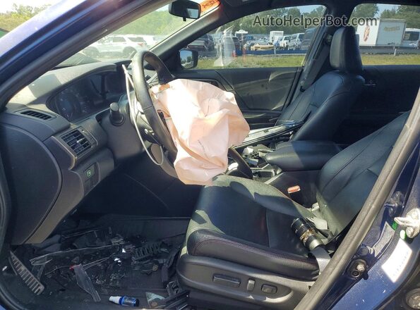 1HGCR2F1XHA303941 2017 HONDA ACCORD Blue Widok wnętrza z przodu