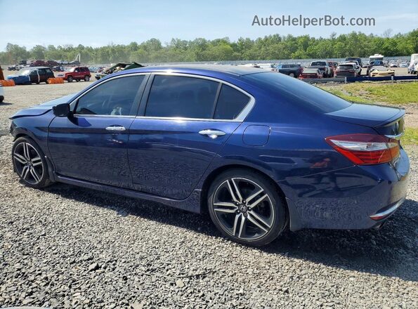 1HGCR2F1XHA303941 2017 HONDA ACCORD Blue Tył lewy