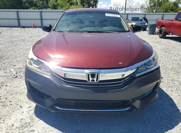 1HGCR2F30GA008069 2016 HONDA ACCORD Burgundy Vista frontal