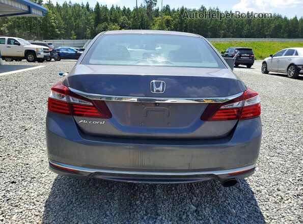 1HGCR2F30GA018875 2016 HONDA ACCORD Gray Widok z tyłu